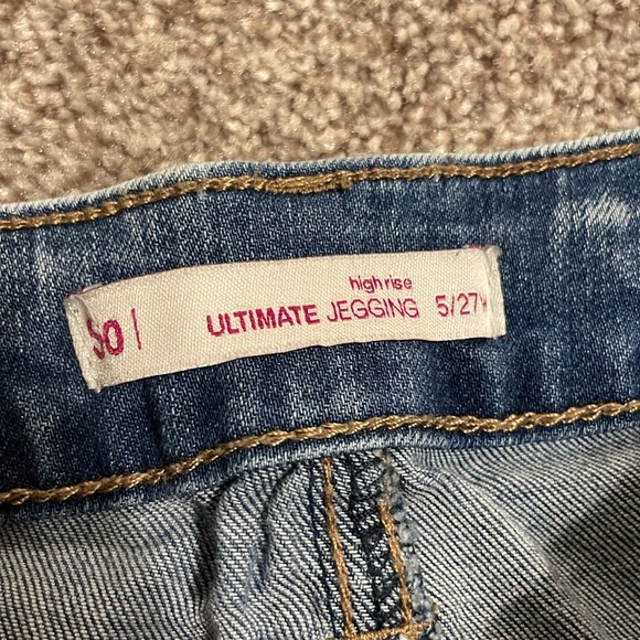 So Ultimate Ripped High Rise Denim Jeggings - Picture 2 of 4